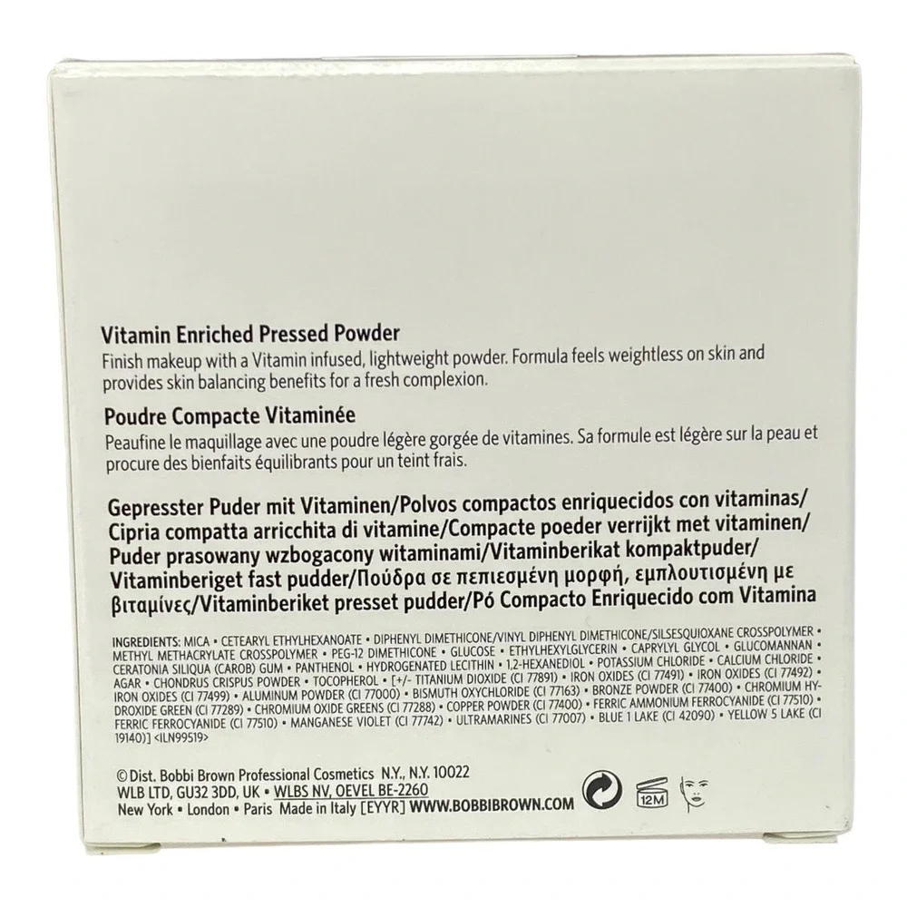 Bobbi‎ Brown Vitamin Enriched Pressed Finishing Powder Peach NIB